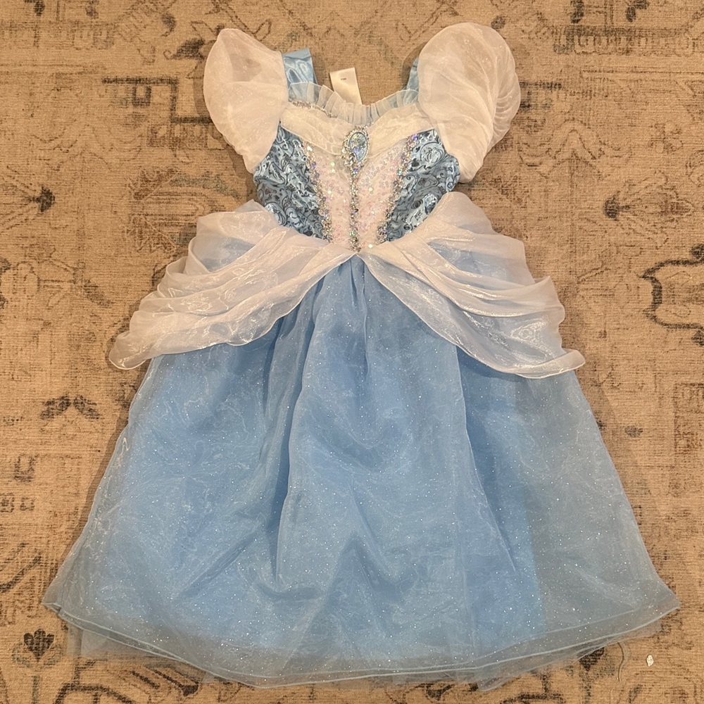 Disney Enchanting Blue and White Costume Dress - Cinderella size 5/6